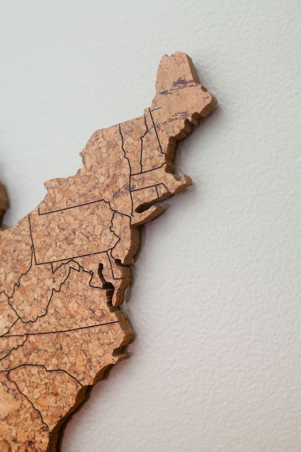GEO 101 Design - Cork Map of the United States - Small Size