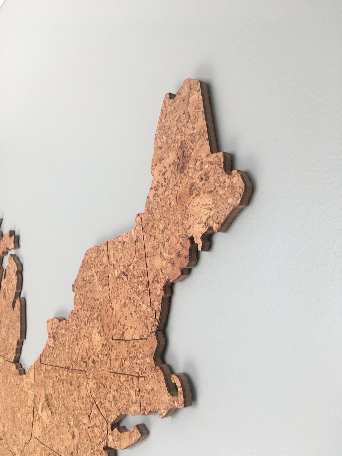 Giant Cork Wall Map of the United States - 8 Foot Wide, Wall Decor - GEO 101 DESIGN