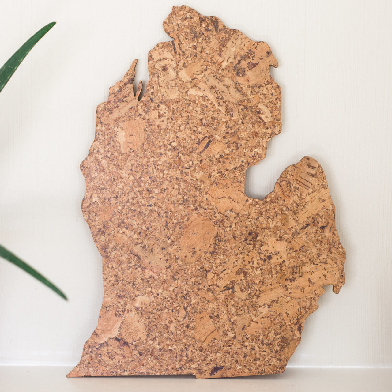 Cork Map of Michigan - Lower Peninsula, Wall Decor - GEO 101 DESIGN