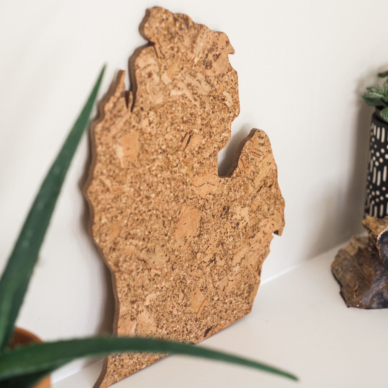 Cork Map of Michigan - Lower Peninsula, Wall Decor - GEO 101 DESIGN