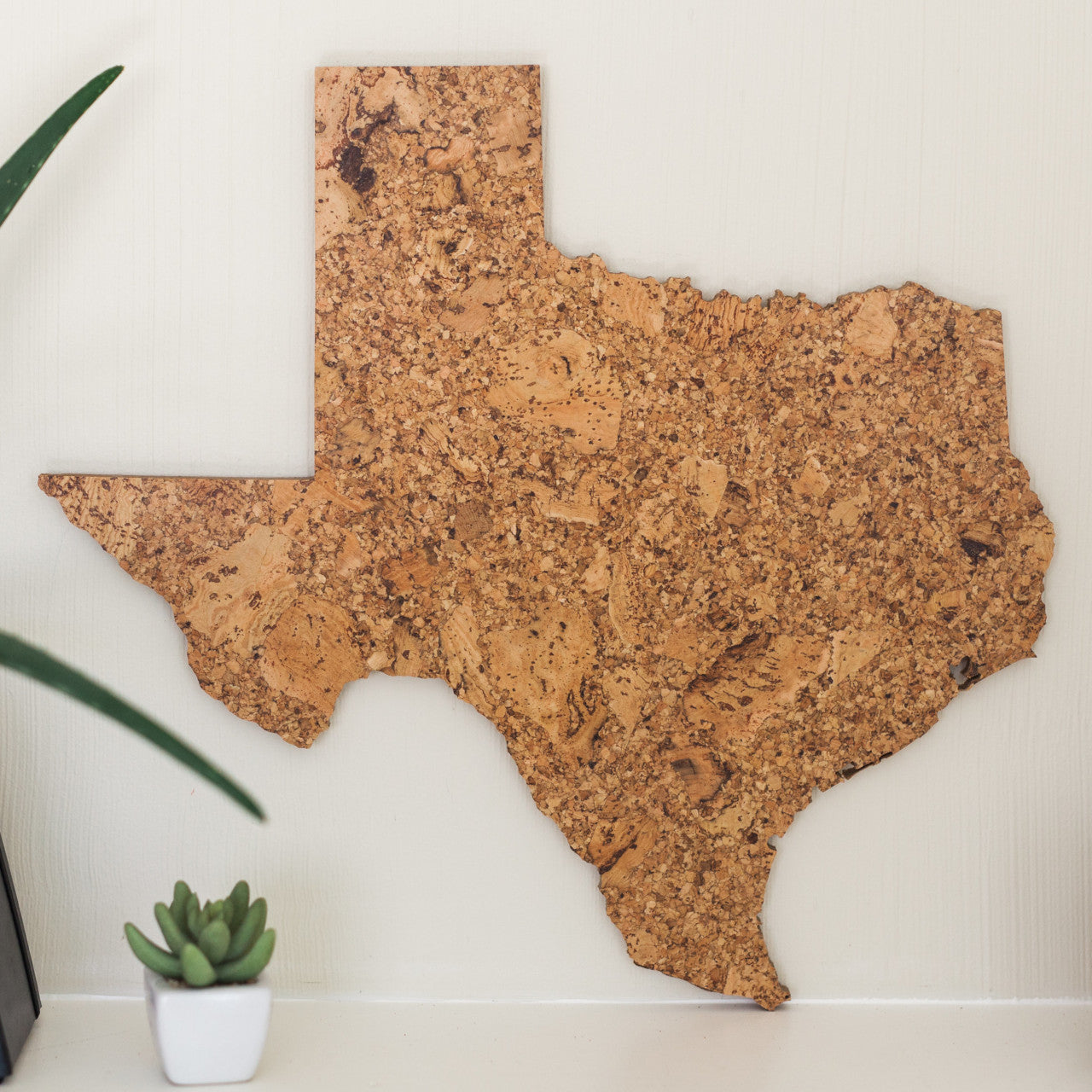 Cork Map of Texas, Wall Decor - GEO 101 DESIGN