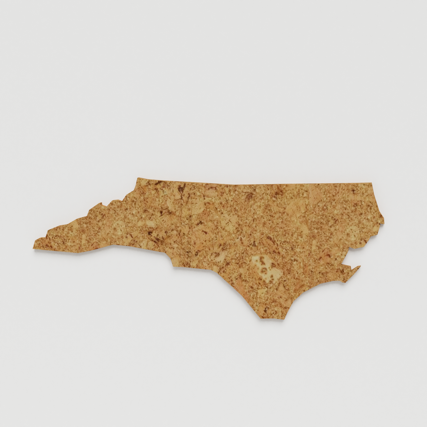 Cork Map of North Carolina,  - GEO 101 DESIGN